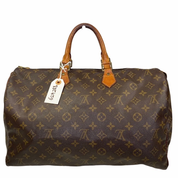 Louis Vuitton satchel bag speedy 40 Brown monogram - Picture 1 of 11